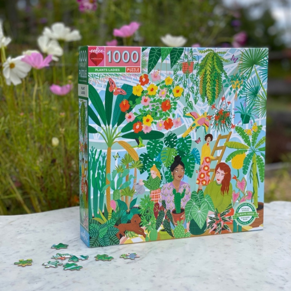 eeBoo Plant Ladies Puzzle 1000 Pieces Like New